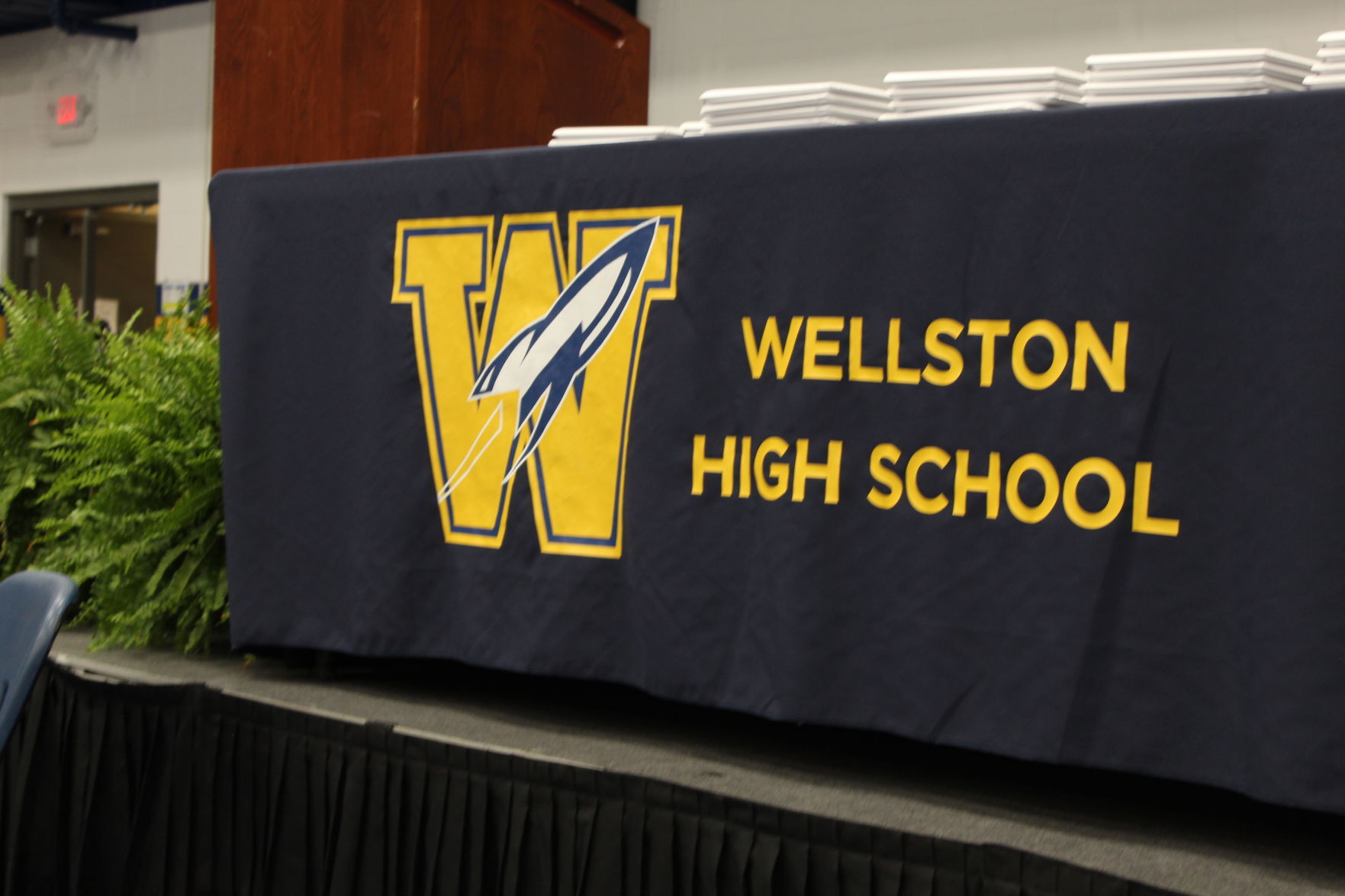 Wellston podium